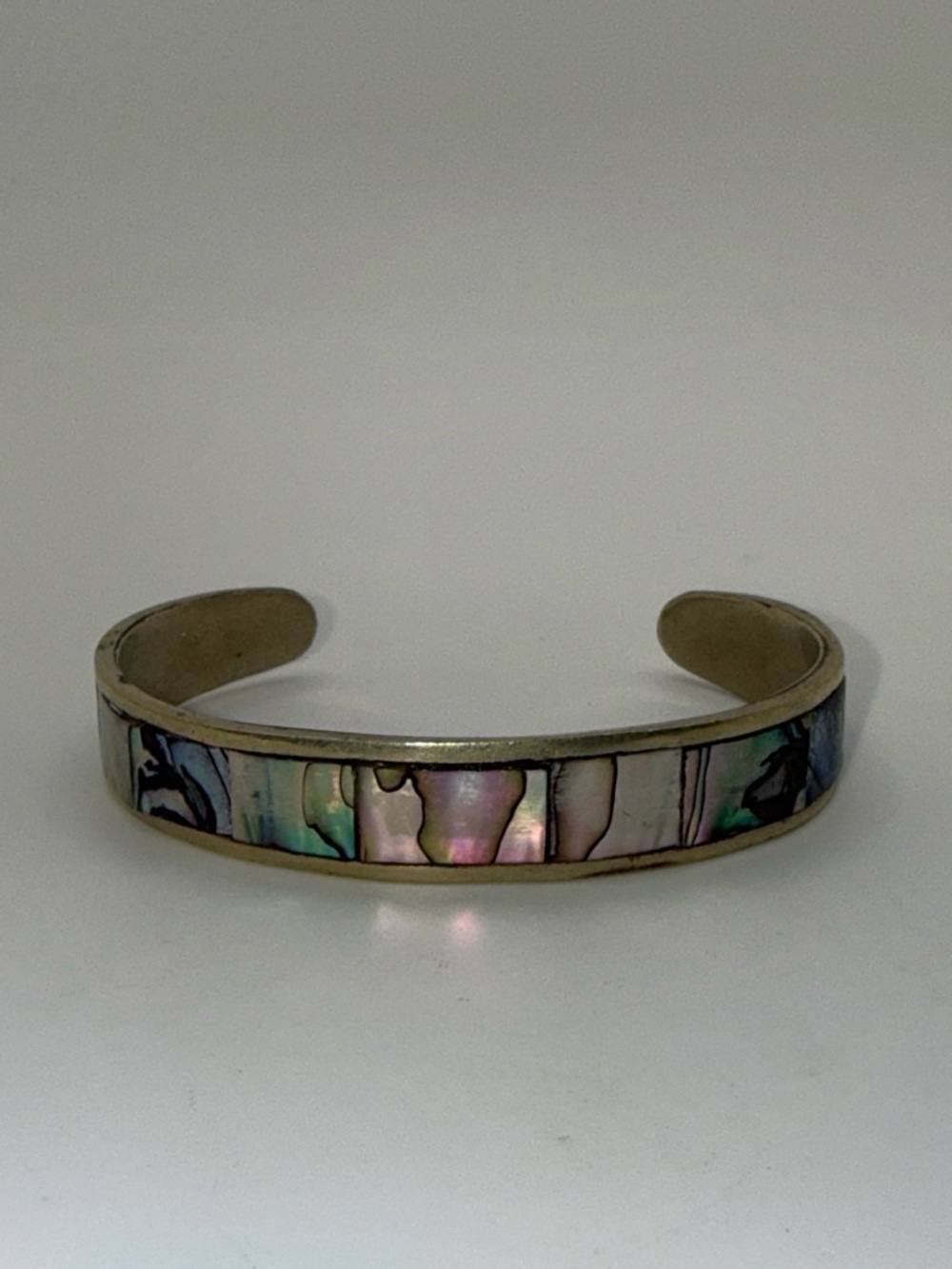 Vintage Alpaca Cuff Bracelet